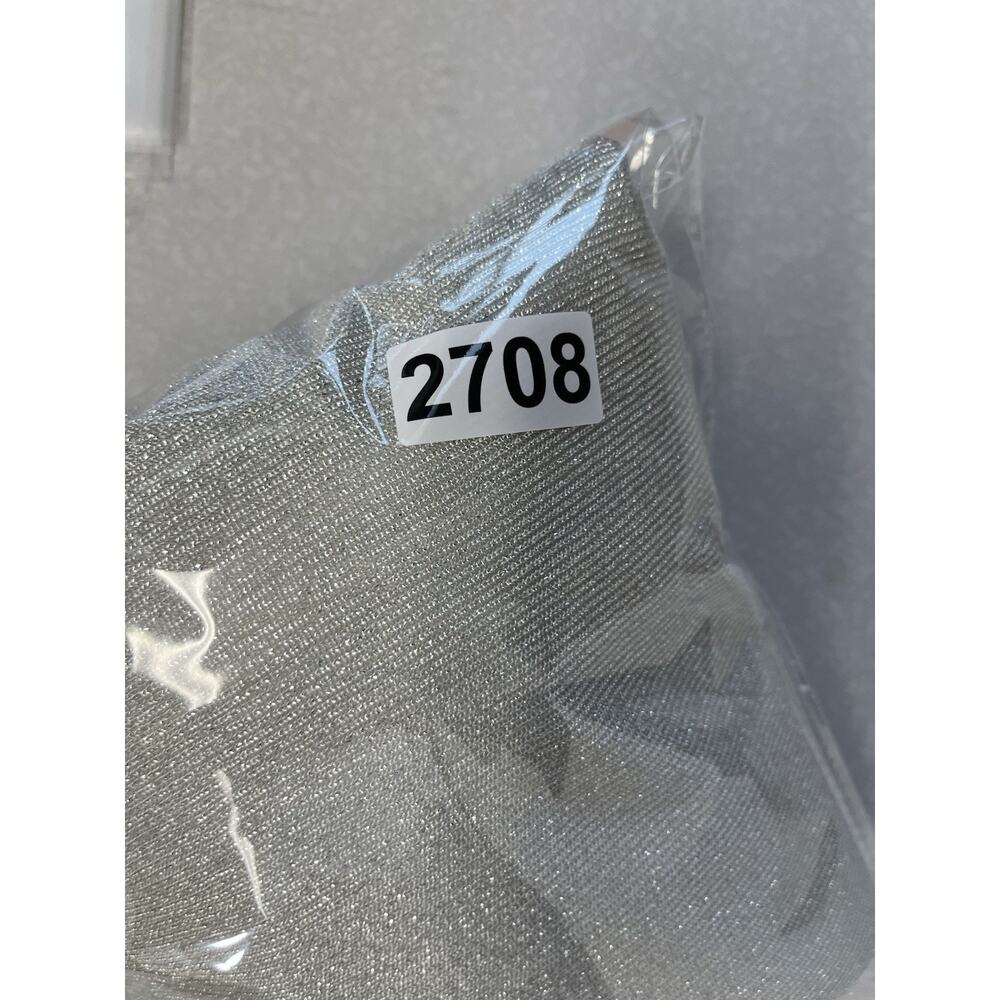 Jump Silver Metallic Sparkle Square Neck Sleevless Maxi Dress 3/4 Bodycon Y2K - Picture 8 of 8